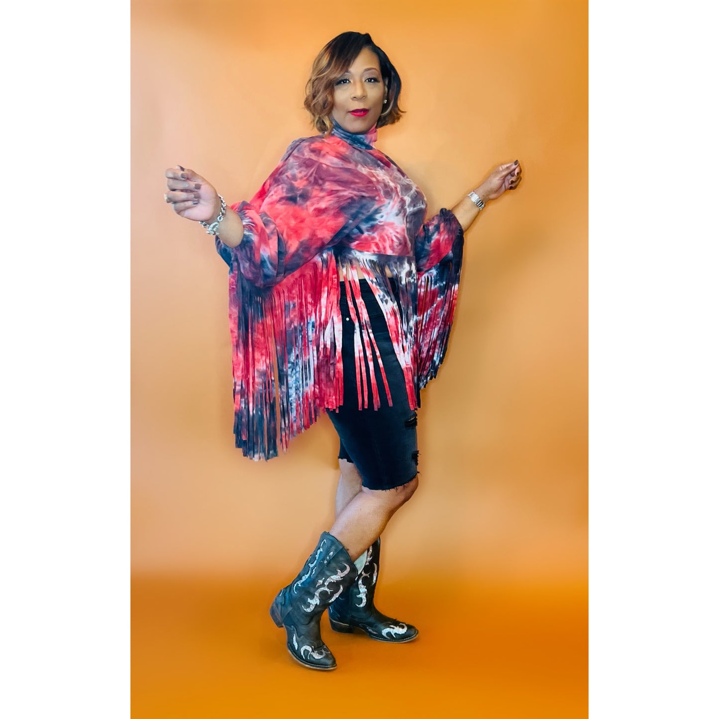 Out Riding Tie Dye Top